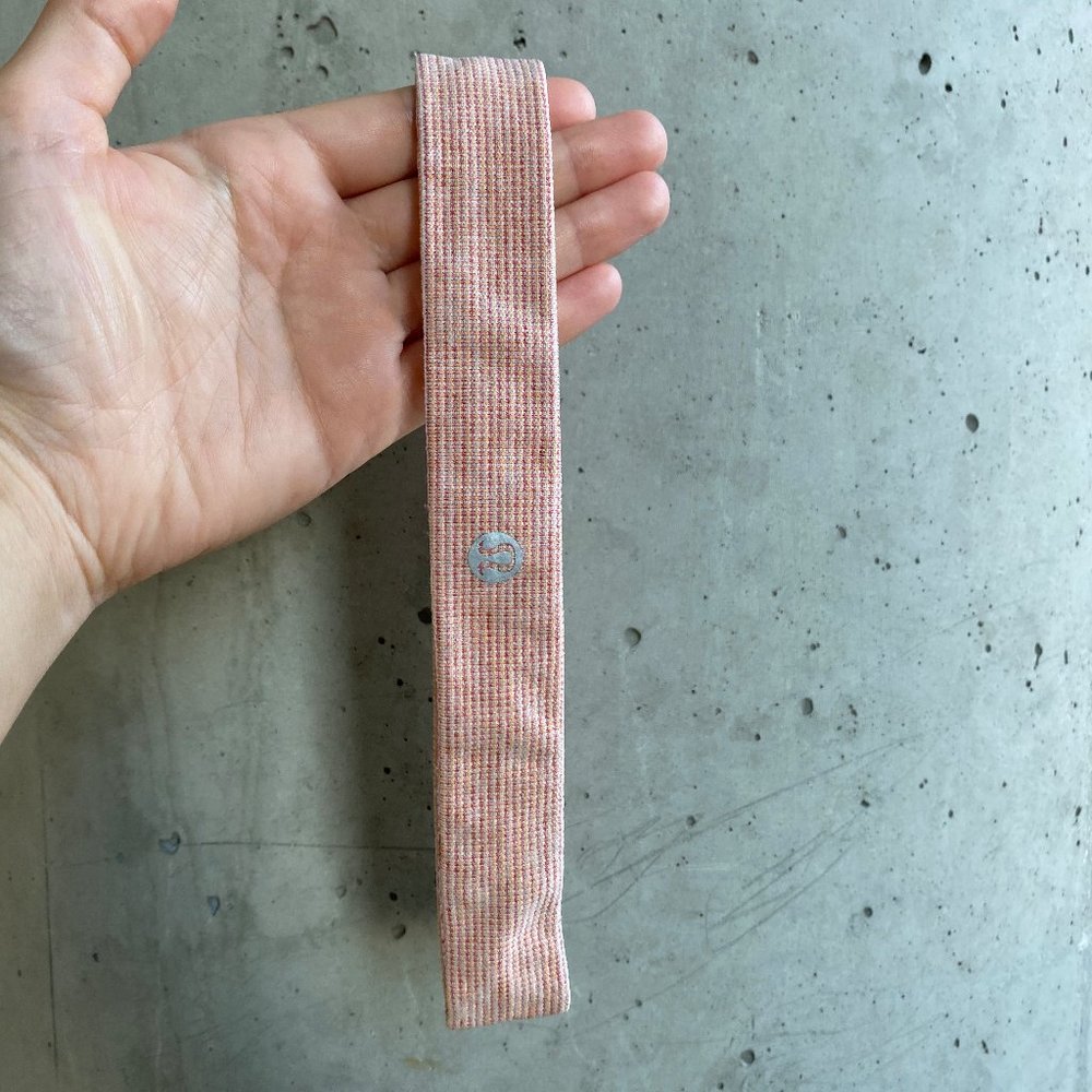 LULULEMON Orange Cardio Cross Trainer Headband